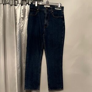 Abercrombie & Fitch Men’s Dark Blue Straight Jeans